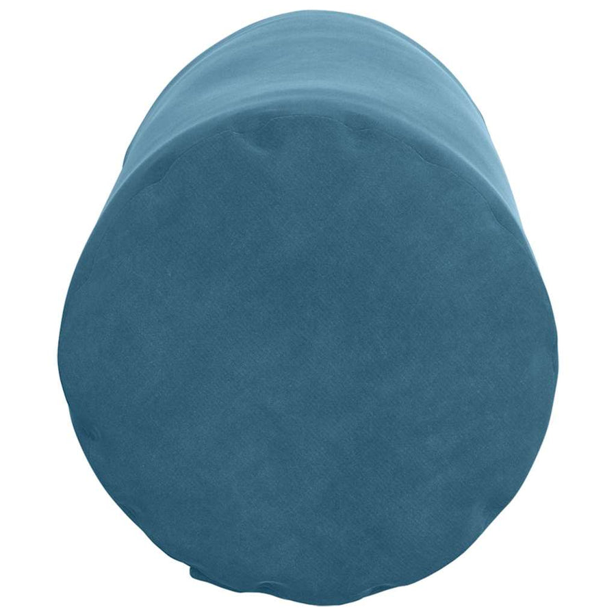 Bolster Kussens 2 pcs Blauw Ø 15 x 40 cm Katoen Stof