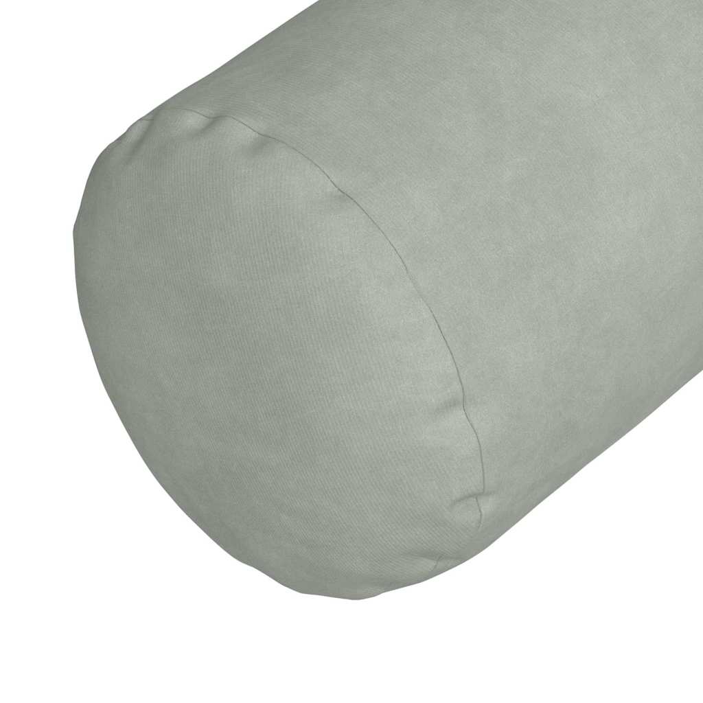 Bolster Kussens 2 pcs Lichtgrijs Ø 15 x 40 cm Katoen Stof
