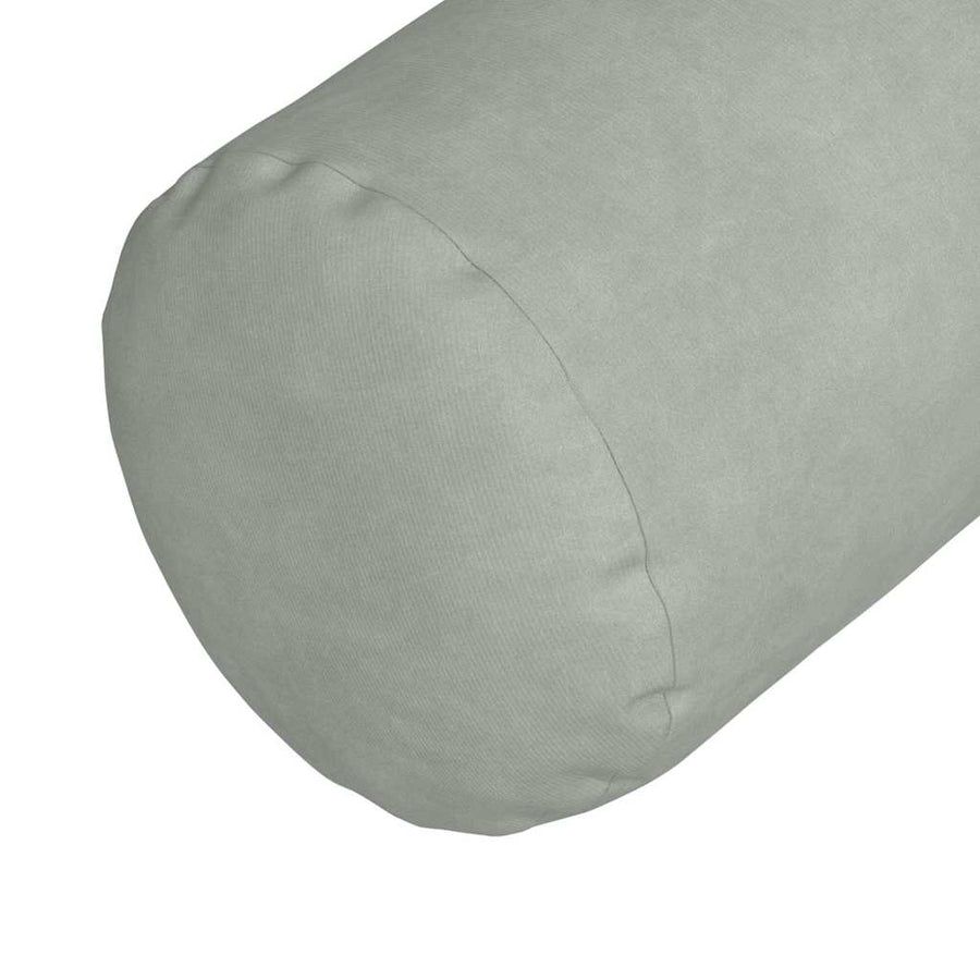 Bolster Kussens 2 pcs Lichtgrijs Ø 15 x 40 cm Katoen Stof