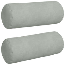 Bolster Kussens 2 pcs Lichtgrijs Ø 15 x 40 cm Katoen Stof