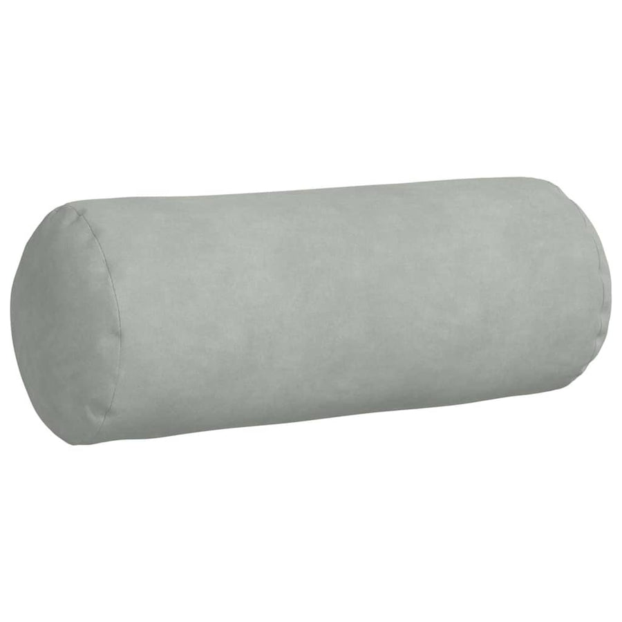 Bolster Kussens 2 pcs Lichtgrijs Ø 15 x 40 cm Katoen Stof