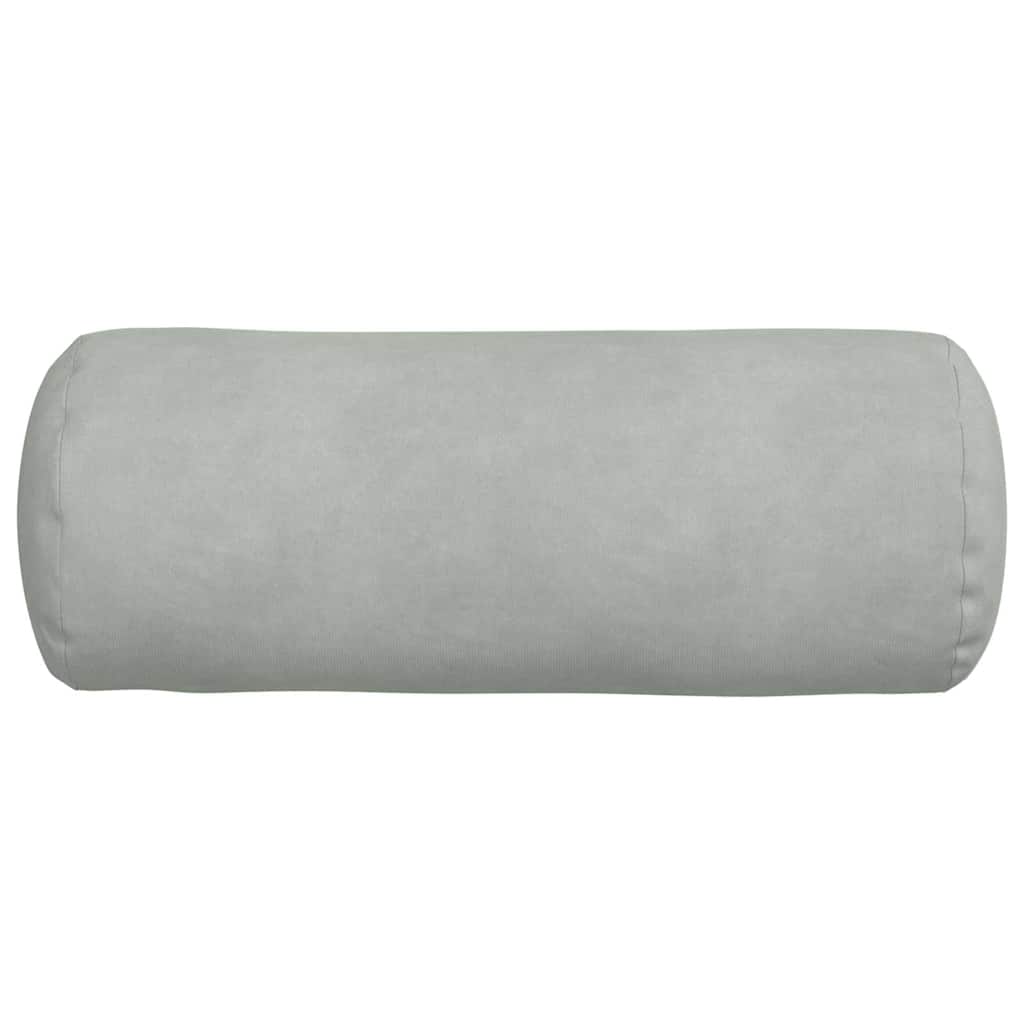 Bolster Kussens 2 pcs Lichtgrijs Ø 15 x 40 cm Katoen Stof