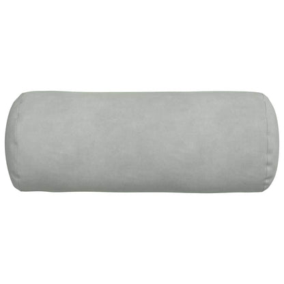 Bolster Kussens 2 pcs Lichtgrijs Ø 15 x 40 cm Katoen Stof
