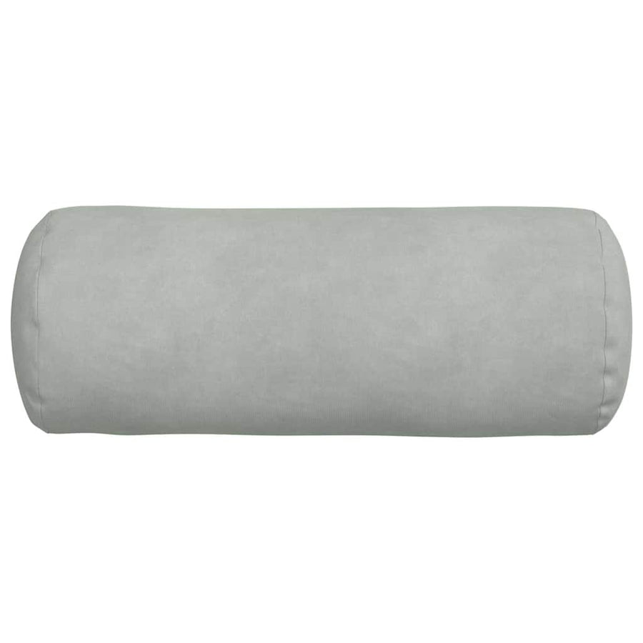 Bolster Kussens 2 pcs Lichtgrijs Ø 15 x 40 cm Katoen Stof