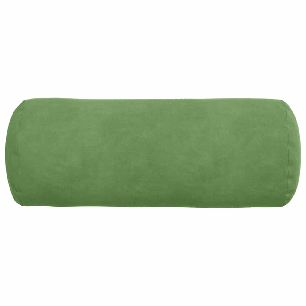 Bolster Kussens 2 pcs Lichtgroen Ø 15 x 40 cm Katoen Stof