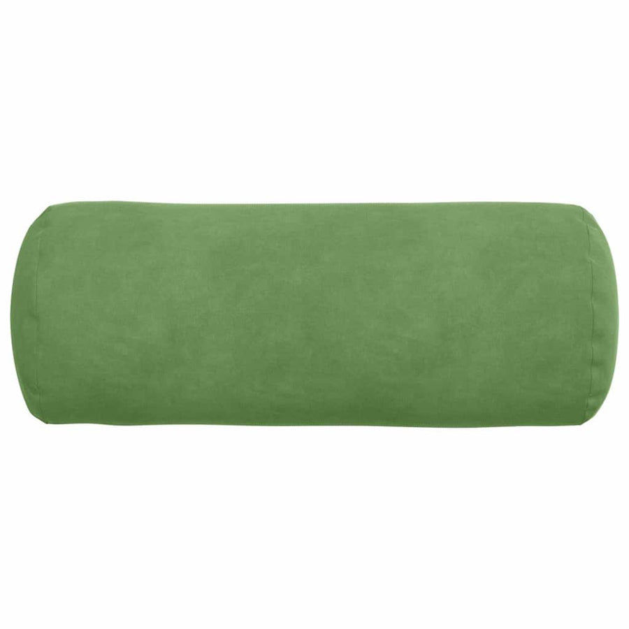 Bolster Kussens 2 pcs Lichtgroen Ø 15 x 40 cm Katoen Stof