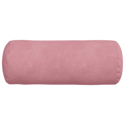 Bolster Kussens 2 pcs Roze Ø 15 x 40 cm Katoen Stof