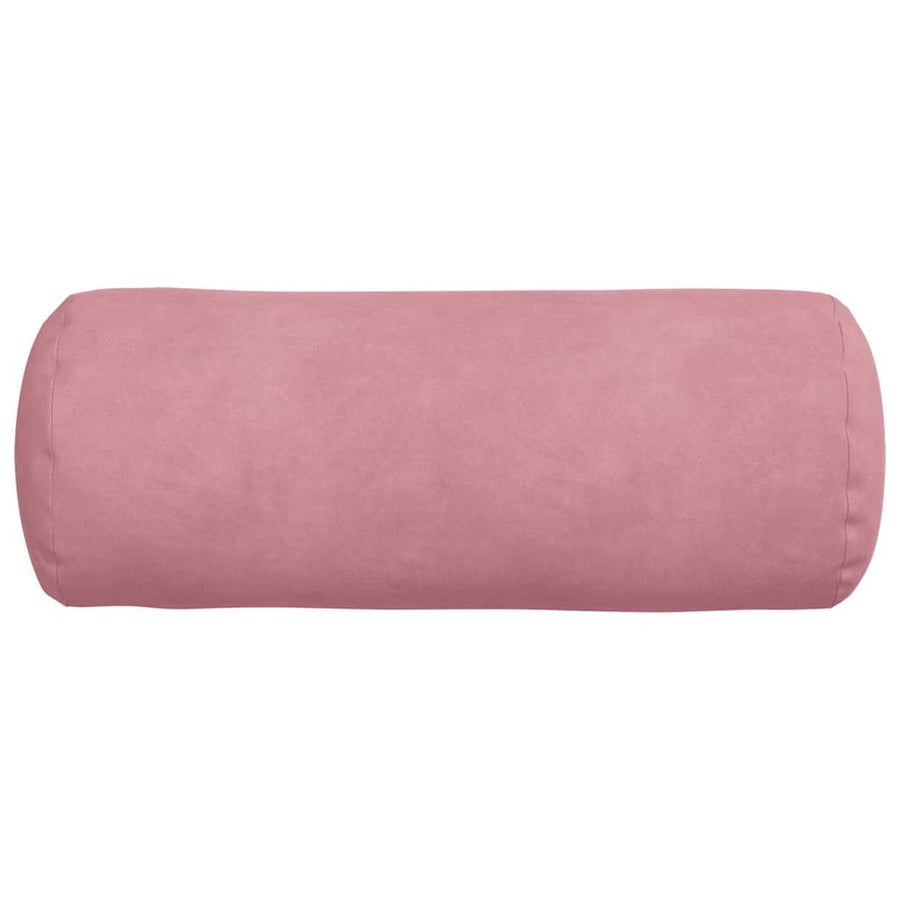 Bolster Kussens 2 pcs Roze Ø 15 x 40 cm Katoen Stof