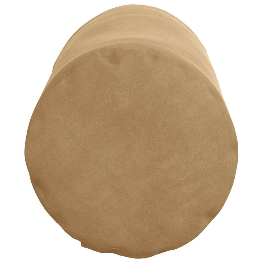 Bolster Kussens 2 pcs Bruin Ø 15 x 40 cm Katoen Stof