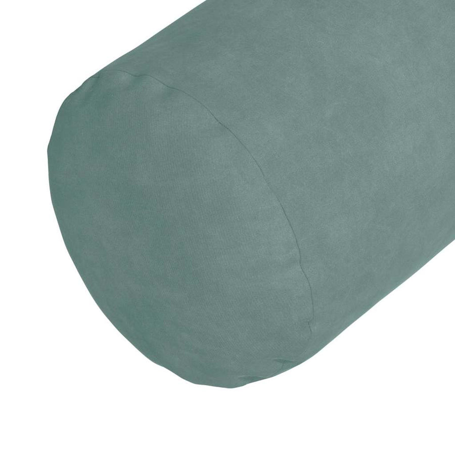 Bolster Kussens 2 pcs Zeegroen Ø 15 x 40 cm Katoen Stof