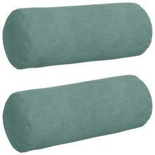 Bolster Kussens 2 pcs Zeegroen Ø 15 x 40 cm Katoen Stof