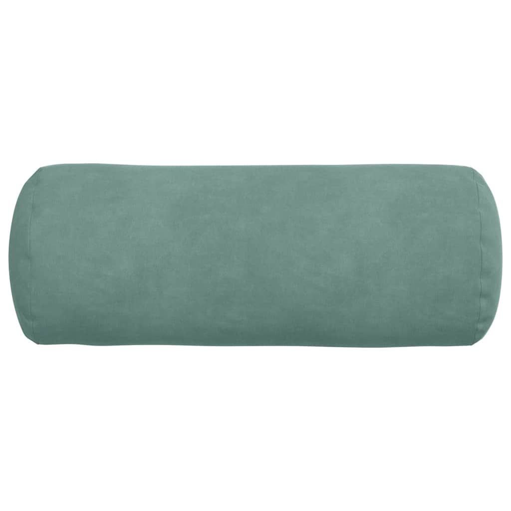 Bolster Kussens 2 pcs Zeegroen Ø 15 x 40 cm Katoen Stof