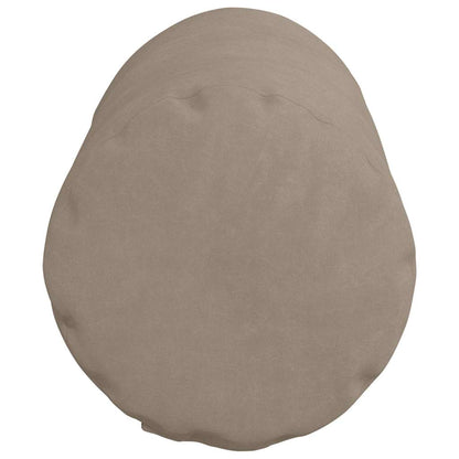 Bolster Kussens 2 pcs Taupe Ø 15 x 40 cm Microvezel Stof