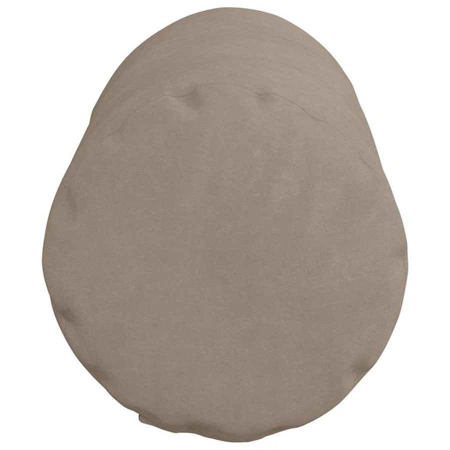 Bolster Kussens 2 pcs Taupe Ø 15 x 40 cm Microvezel Stof