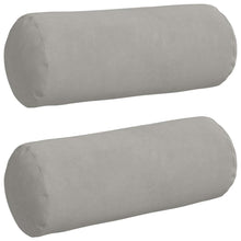 Bolster Kussens 2 pcs Lichtgrijs Ø 15 x 40 cm Microvezel Stof