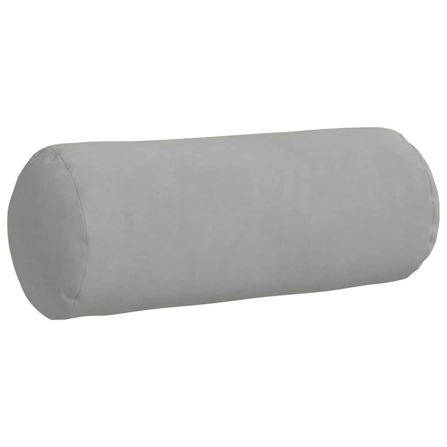 Bolster Kussens 2 pcs Lichtgrijs Ø 15 x 40 cm Microvezel Stof