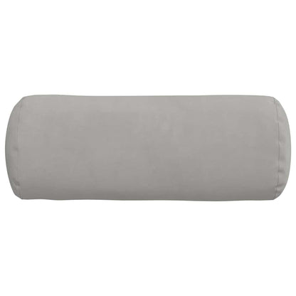 Bolster Kussens 2 pcs Lichtgrijs Ø 15 x 40 cm Microvezel Stof