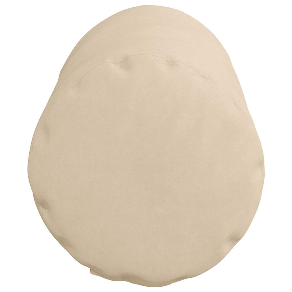 Bolster Kussens 2 pcs Crème Ø 15 x 40 cm Microvezel Stof