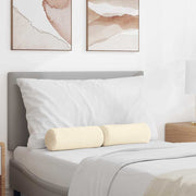 Bolster kussens 2 stuks crème Ø 15x40 cm corduroy