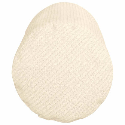 Bolster Kussens 2 pcs Crème Ø 15 x 40 cm Katoen Stof