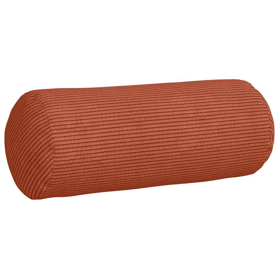 Bolster Kussens 2 pcs Rood-oranje Ø 15 x 40 cm Katoen Stof