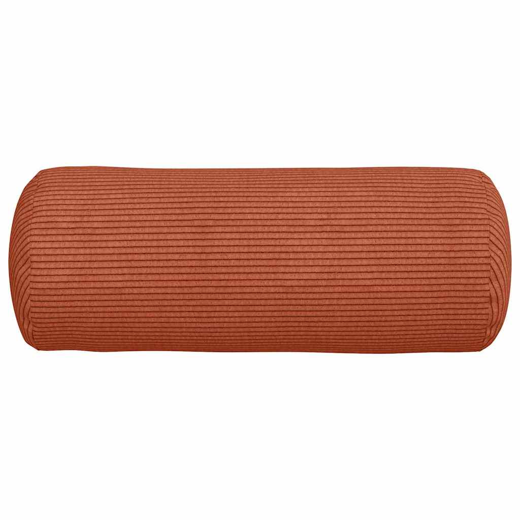 Bolster Kussens 2 pcs Rood-oranje Ø 15 x 40 cm Katoen Stof