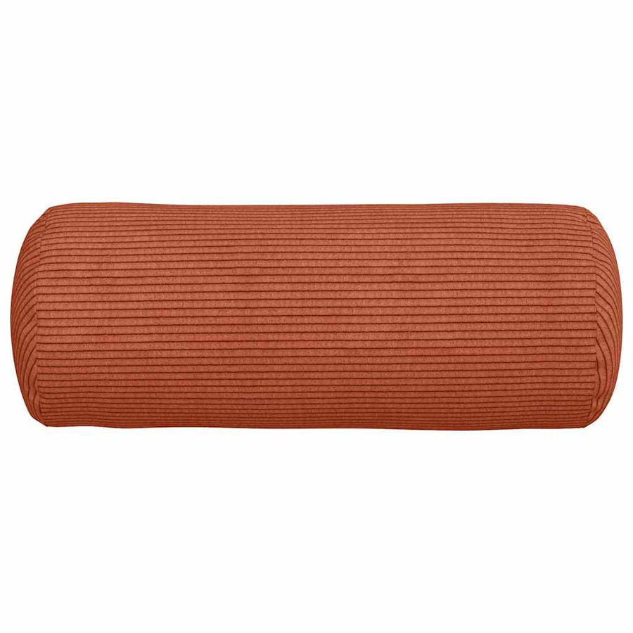 Bolster Kussens 2 pcs Rood-oranje Ø 15 x 40 cm Katoen Stof