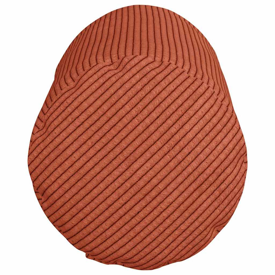 Bolster Kussens 2 pcs Rood-oranje Ø 15 x 40 cm Katoen Stof