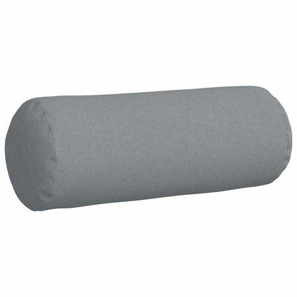 Bolster Kussens 2 pcs Lichtgrijs Ø 25 x 70 cm Stof