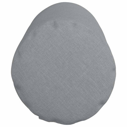 Bolster Kussens 2 pcs Lichtgrijs Ø 25 x 70 cm Stof