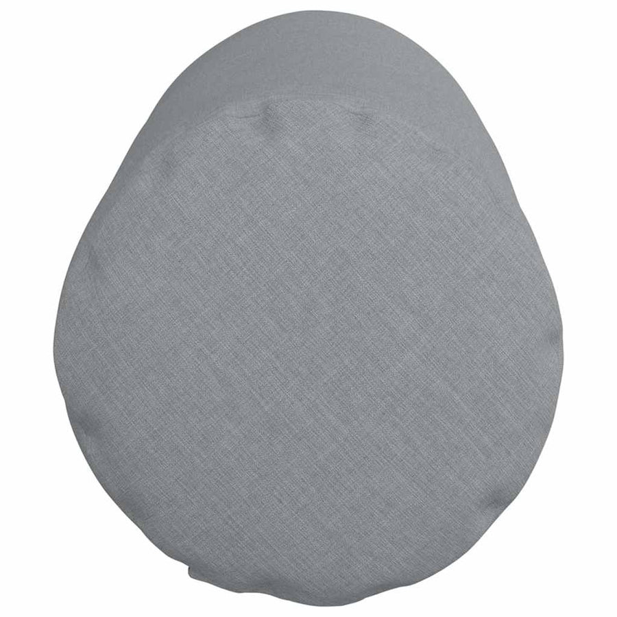 Bolster Kussens 2 pcs Lichtgrijs Ø 25 x 70 cm Stof