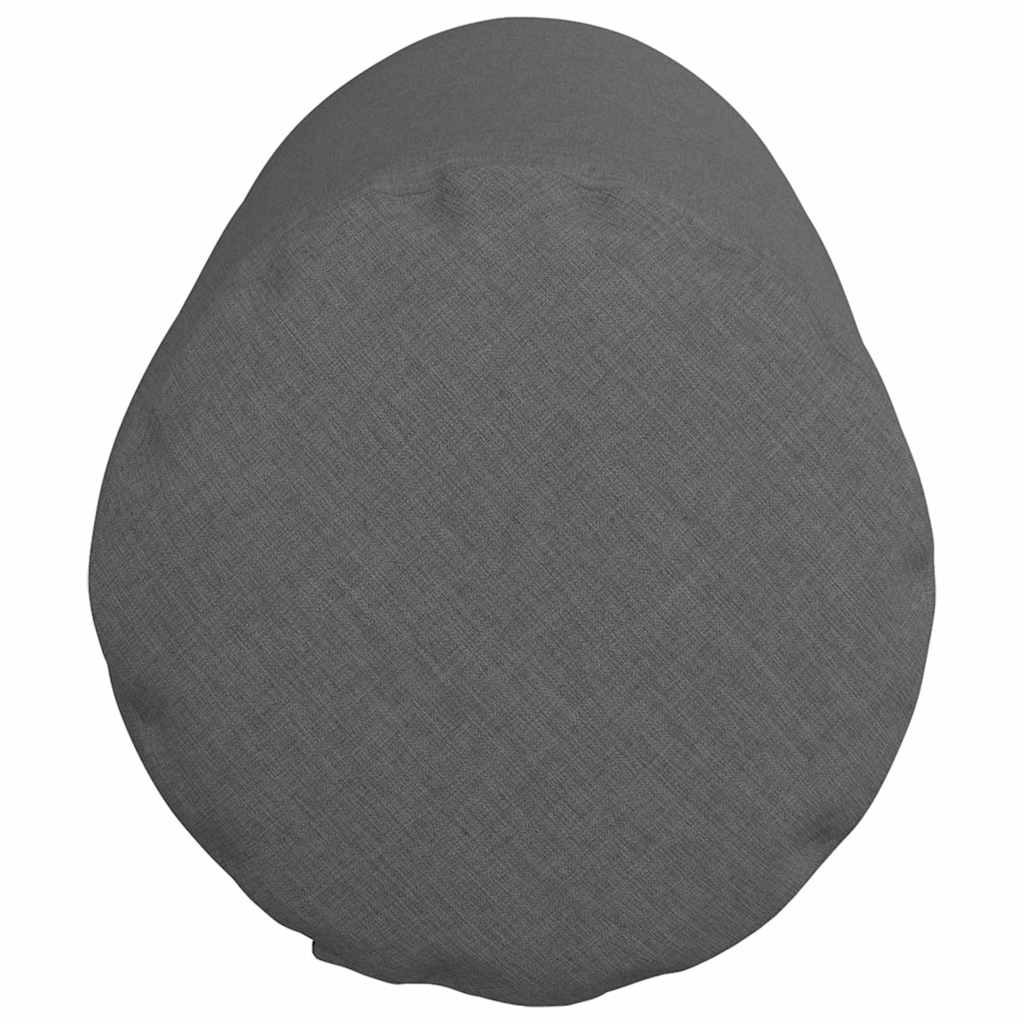 Bolster Kussens 2 pcs Donkergrijs Ø 25 x 70 cm Stof