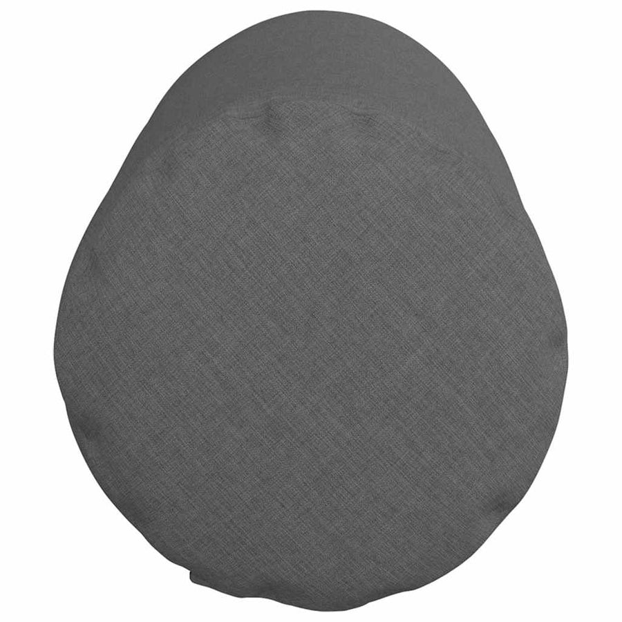 Bolster Kussens 2 pcs Donkergrijs Ø 25 x 70 cm Stof