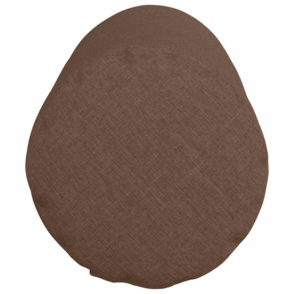 Bolster Kussens 2 pcs Bruin Ø 25 x 70 cm Stof