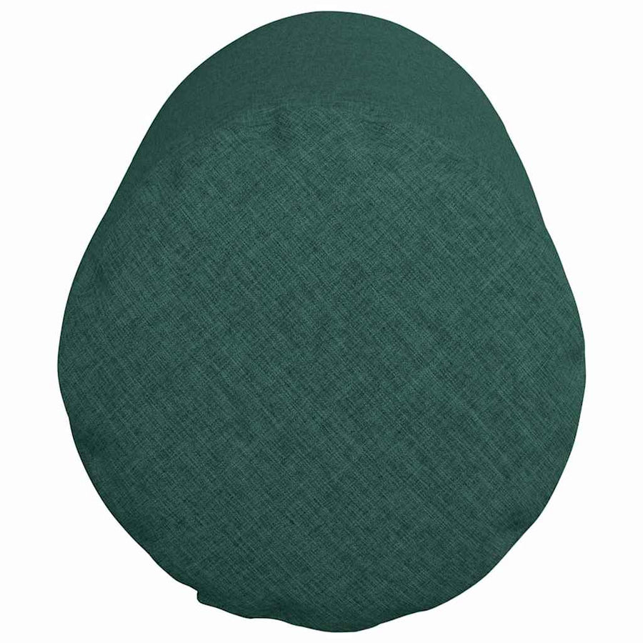 Bolster Kussens 2 pcs Donkergroen Ø 25 x 70 cm Stof