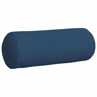 Bolster Kussens 2 pcs Blauw Ø 25 x 70 cm Stof