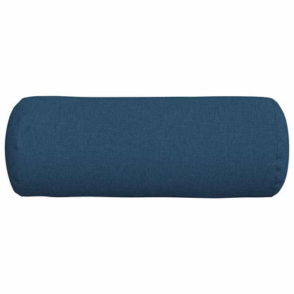 Bolster Kussens 2 pcs Blauw Ø 25 x 70 cm Stof