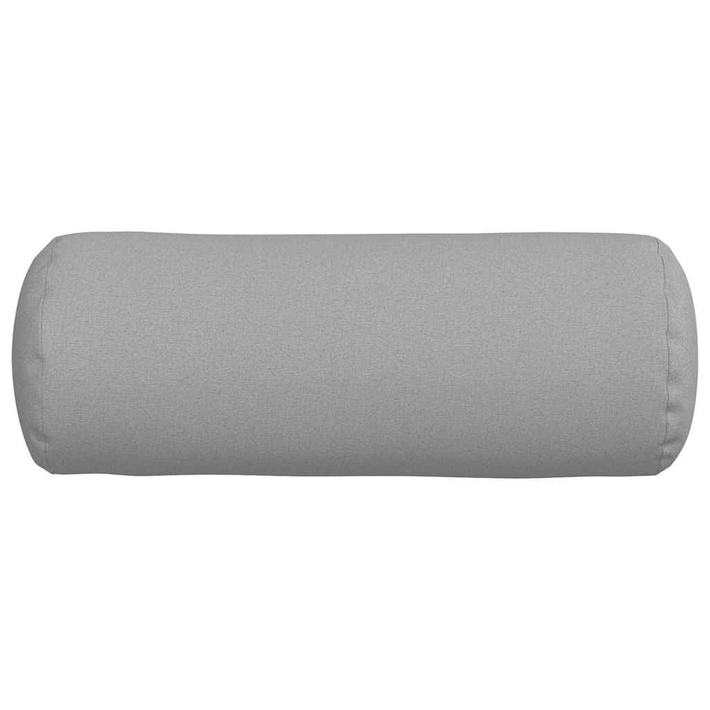 Bolster Kussens 2 pcs Wolkengrijs Ø 25 x 70 cm Stof