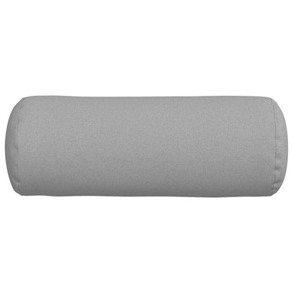 Bolster Kussens 2 pcs Wolkengrijs Ø 25 x 70 cm Stof