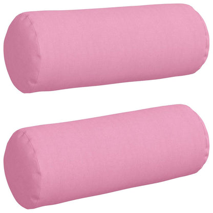 Bolster Kussens 2 pcs Roze Ø 25 x 70 cm Stof