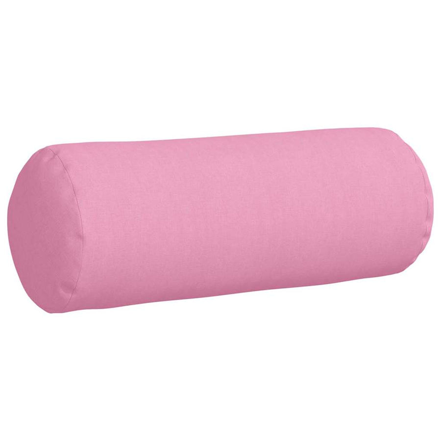 Bolster Kussens 2 pcs Roze Ø 25 x 70 cm Stof