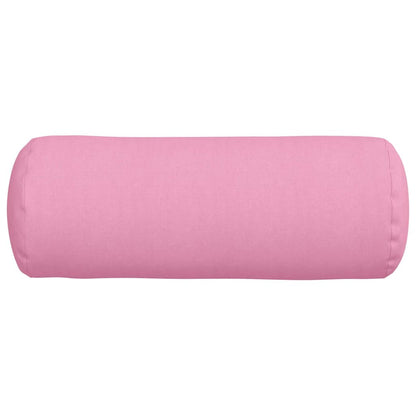 Bolster Kussens 2 pcs Roze Ø 25 x 70 cm Stof