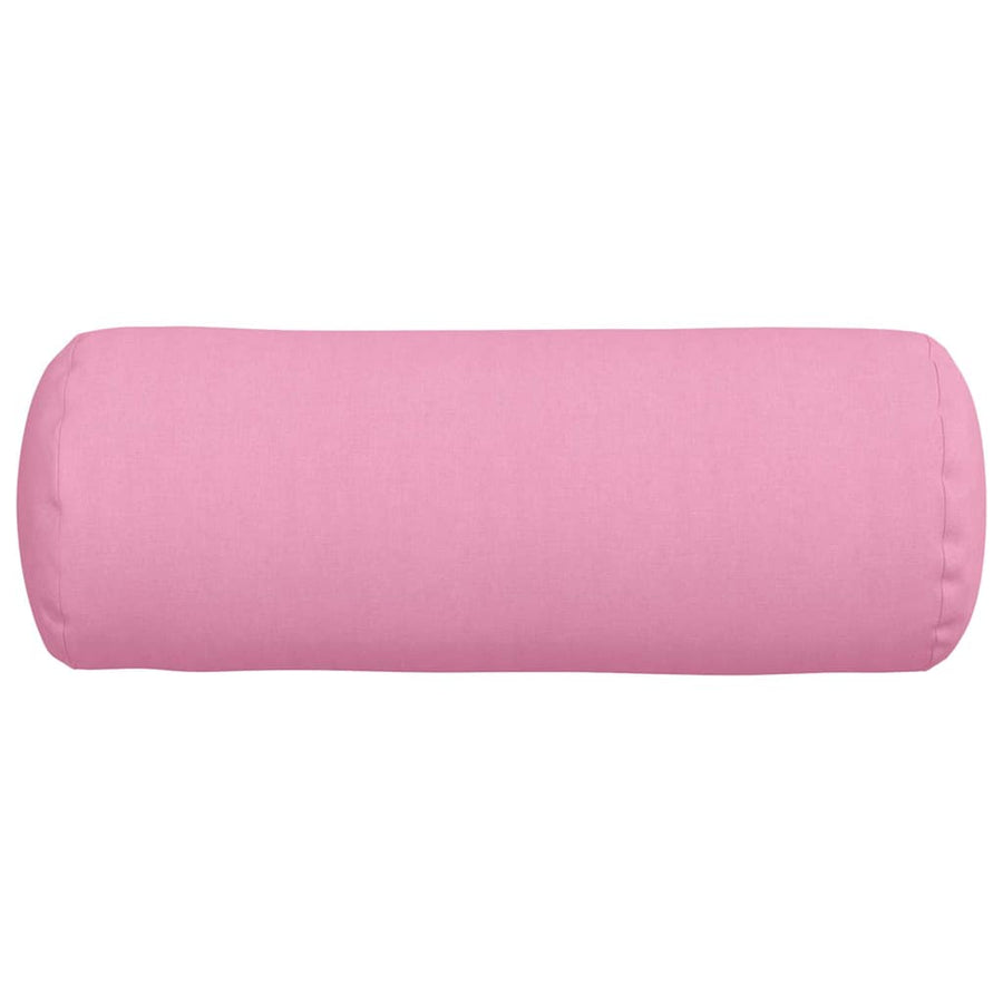 Bolster Kussens 2 pcs Roze Ø 25 x 70 cm Stof