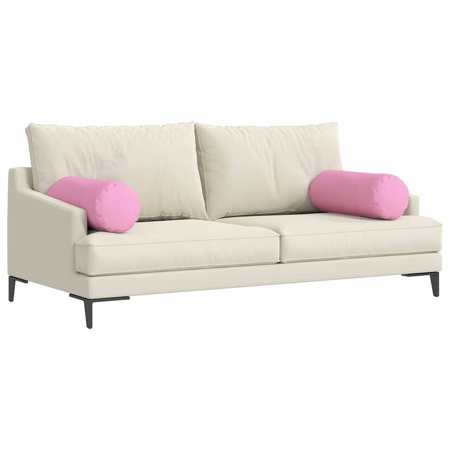 Bolster Kussens 2 pcs Roze Ø 25 x 70 cm Stof