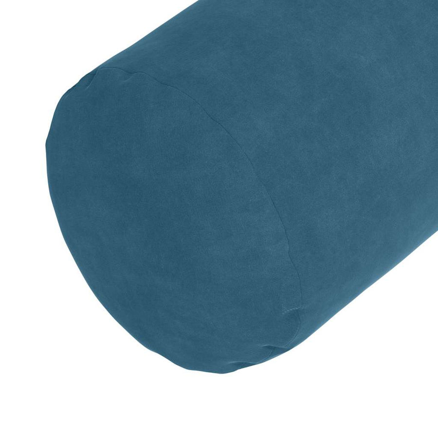 Bolster Kussens 2 pcs Blauw Ø 25 x 70 cm Katoen Stof