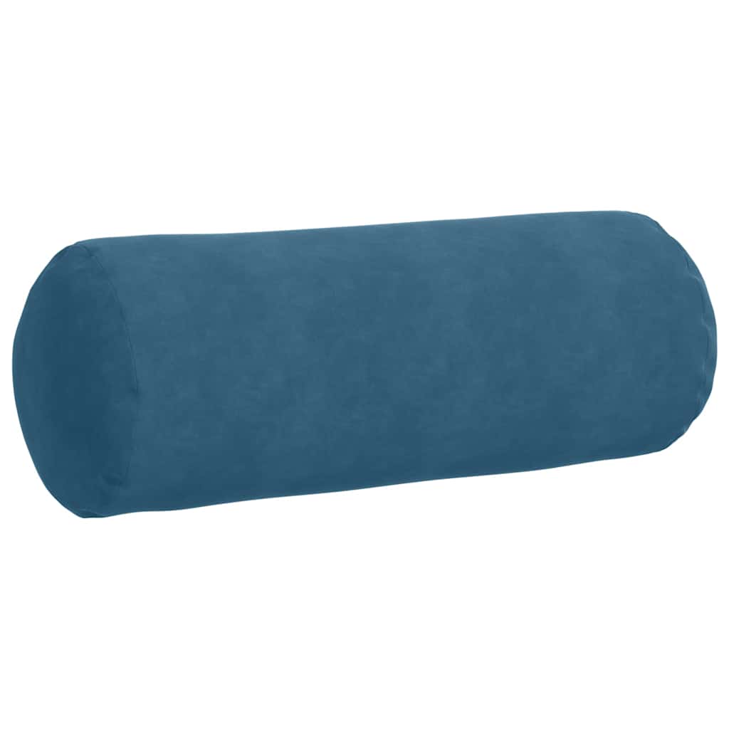 Bolster Kussens 2 pcs Blauw Ø 25 x 70 cm Katoen Stof