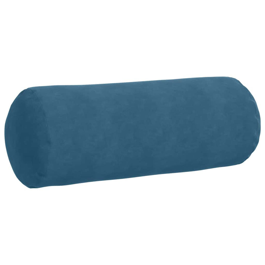 Bolster Kussens 2 pcs Blauw Ø 25 x 70 cm Katoen Stof