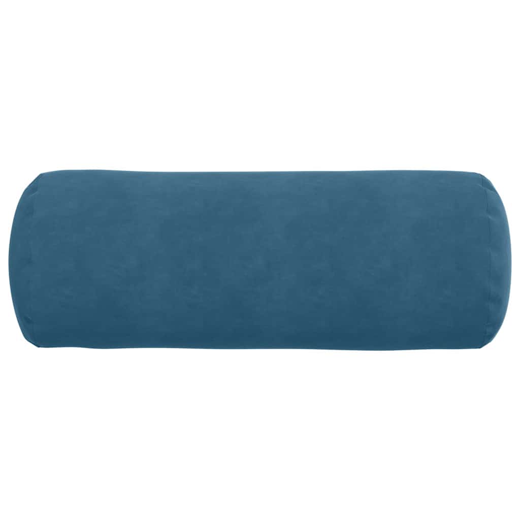 Bolster Kussens 2 pcs Blauw Ø 25 x 70 cm Katoen Stof