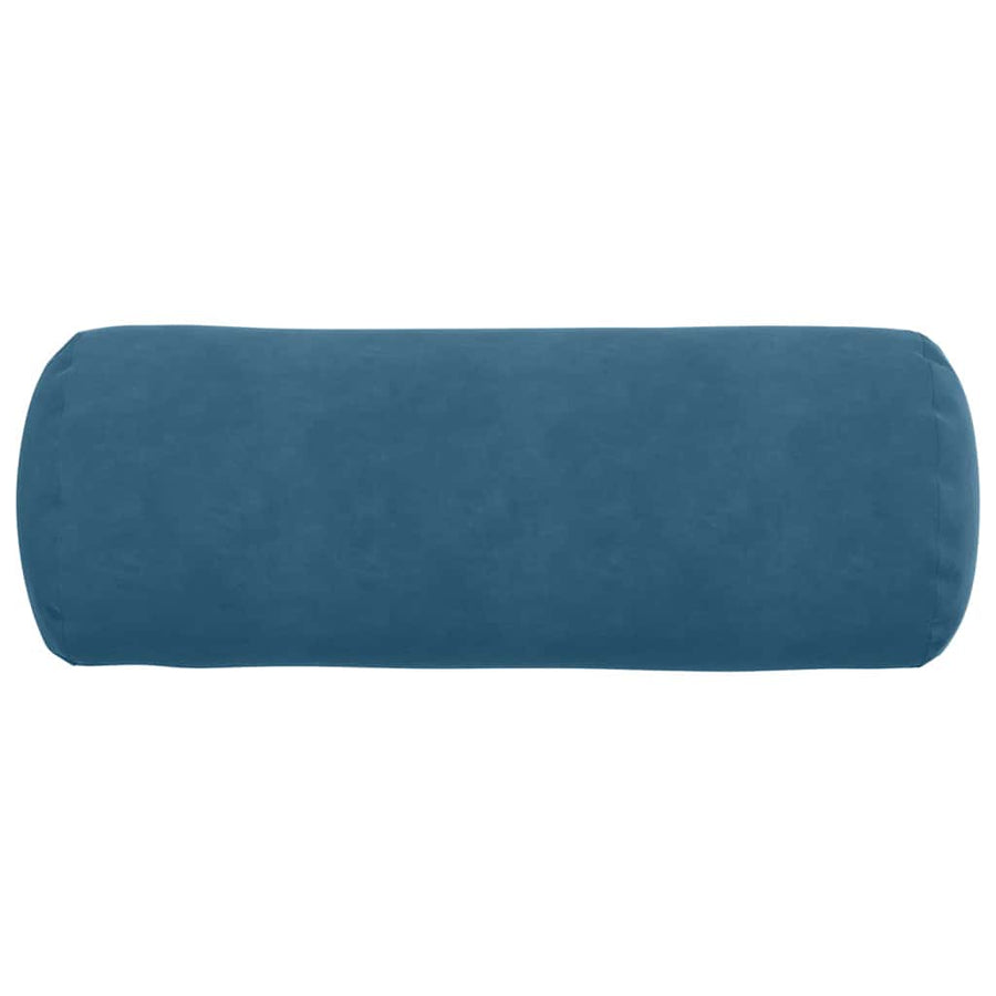 Bolster Kussens 2 pcs Blauw Ø 25 x 70 cm Katoen Stof