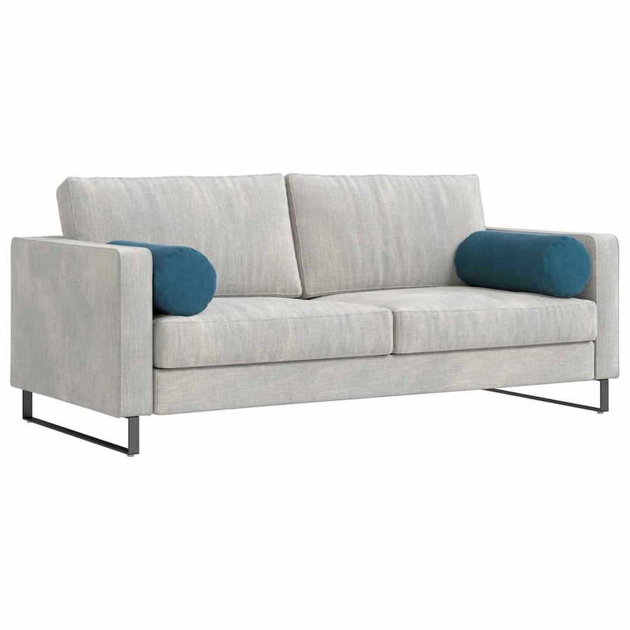 Bolster Kussens 2 pcs Blauw Ø 25 x 70 cm Katoen Stof
